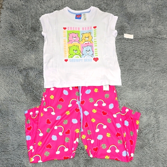 Care Bears Other - 🆕️ Care Bears Pajamas - Pink and White
